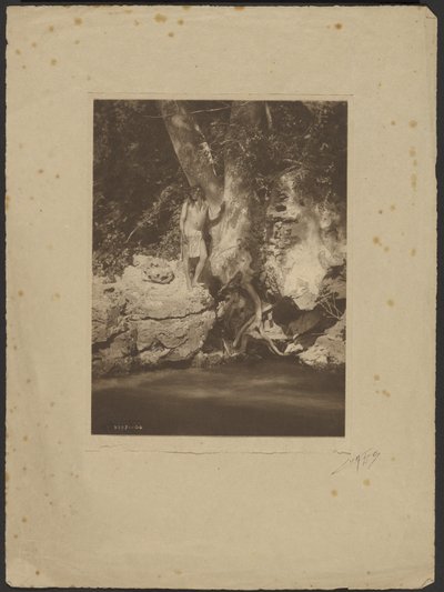 Apache-Río Negro (Junto al Sicomoro) de Edward S. Curtis