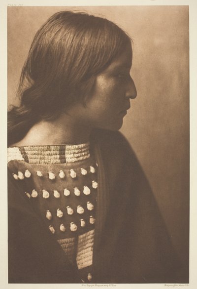 Chica Arikara de Edward S. Curtis