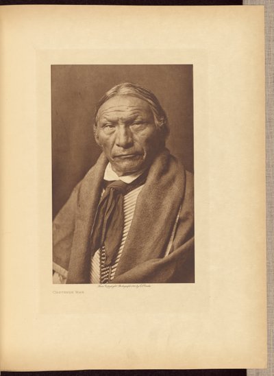 Hombre de Cheyenne de Edward S. Curtis