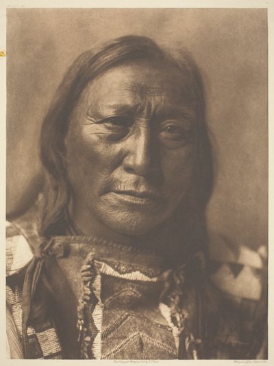 Oso de Cuerno Hueco de Edward S. Curtis