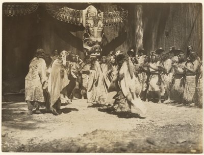 [Naida baila la Danza de la vida y de la muerte] de Edward S. Curtis