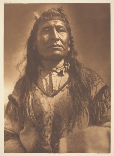 Pecho nuevo-Piegan de Edward S. Curtis