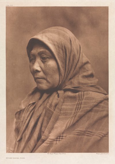 Portfolio IX, Plate 308: Puget Sound Type de Edward S. Curtis