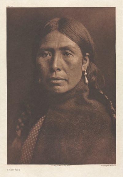Portfolio IX, Plate 320: Lummi Type de Edward S. Curtis