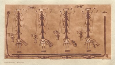 Cartera I, Plancha 39: Alhkidókihi-Navaho de Edward S. Curtis
