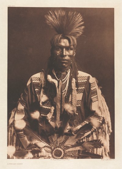 Portfolio VI, Plate 208: A Piegan Dandy de Edward S. Curtis