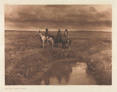 Portfolio VI, Plate 209: The Three Chiefs - Piegan de Edward S. Curtis