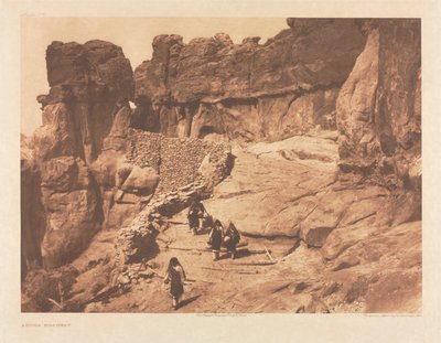 Cartera XVI, Placa 570: Calzada de Acoma de Edward S. Curtis