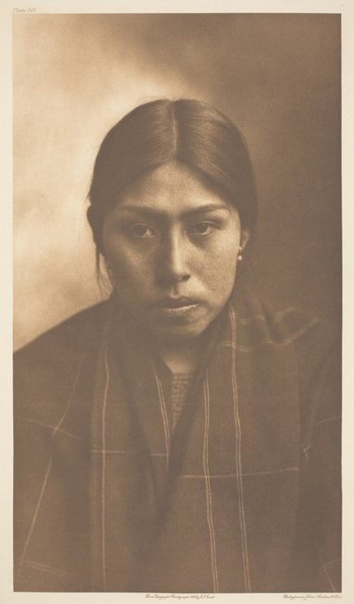 Mujer Suquamish de Edward S. Curtis
