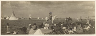 [El Pregonero - Piegan]. de Edward S. Curtis