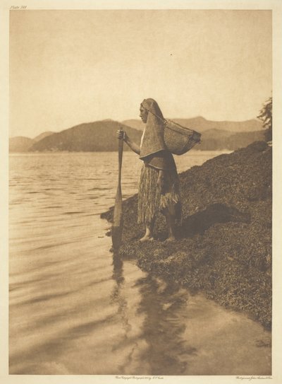 El recolector de algas de Edward S. Curtis
