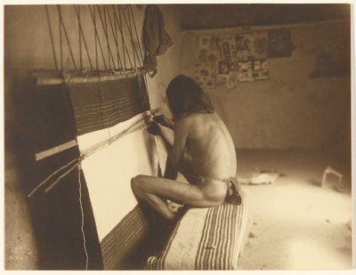 [La Tejedora - Hopi] de Edward S. Curtis