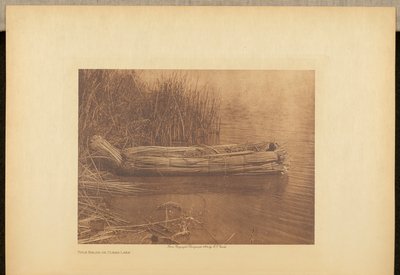 Ven a Balsa en Clear Lake de Edward S. Curtis