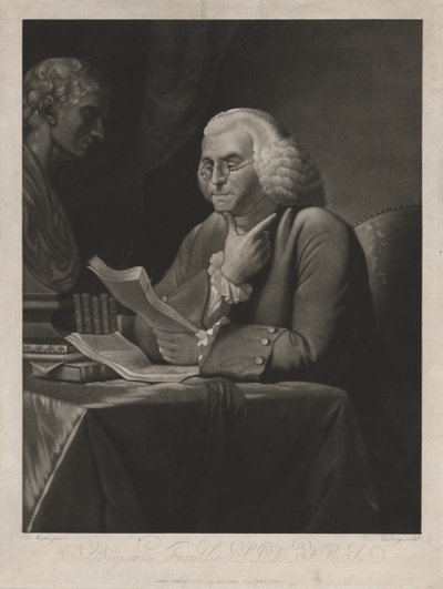 Benjamín Franklin, 1793 de Edward Savage