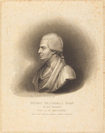 Henry Blundell de Edward Scriven after George Bullock