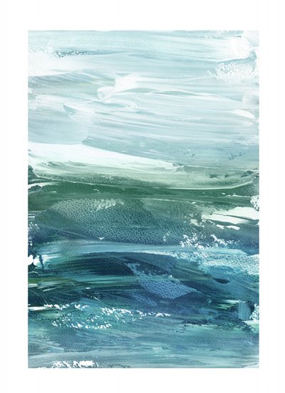 Capas oceánicas abstractas de Edward Selkirk