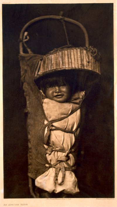 Una nena apache de Edward Sheriff (after) Curtis