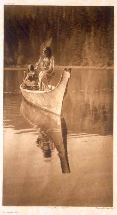 En Nootka de Edward Sheriff (after) Curtis