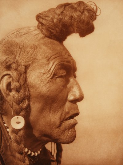 Bear Bull-Blackfoot 1926 (Fotograbado) de Edward Sheriff Curtis