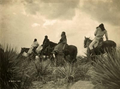 Antes de la tormenta, c.1906 (foto b/n) de Edward Sheriff Curtis