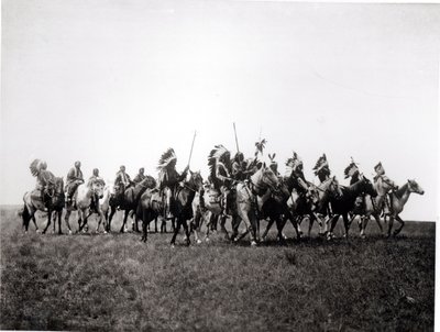Fiesta de la Guerra de Brule de Edward Sheriff Curtis