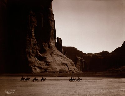 Cañón de Chelly - Navajo por Edward S. Curtis de Edward Sheriff Curtis