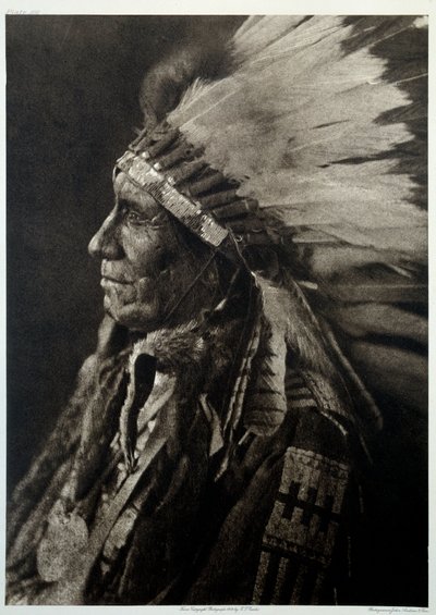 Indios de América: Retrato del Jefe Indio de Edward Sheriff Curtis
