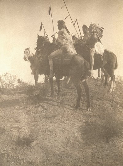 Spirit of the Past (impresión en platino sobre papel de textura gruesa) de Edward Sheriff Curtis