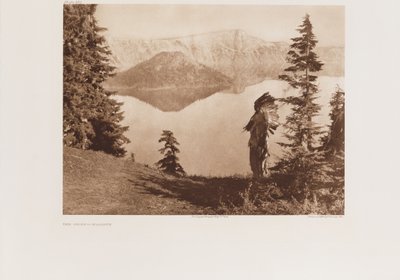 El jefe Klamath, lámina de "The North American indian, Portfolio 2 de Edward Sheriff Curtis