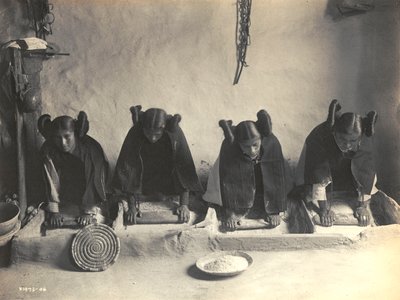 El abrevadero - Hopi por Edward S. Curtis de Edward Sheriff Curtis