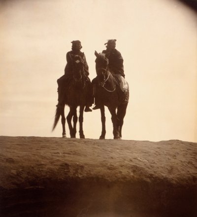 The Outlook por Edward S. Curtis, c.1904 (impresión en plata sobre tono) de Edward Sheriff Curtis