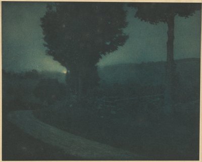 Camino al Valle - Salida de la Luna de Edward Steichen