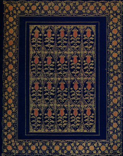 Encuadernación en azul marroquí con incrustaciones y dorado, 1914 de Edward Sullivan
