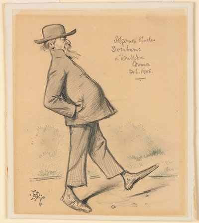 Algernon Charles Swinburne en Wimbledon Common de Edward Tennyson Reed