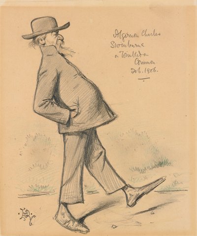 Algernon Charles Swinburne en Wimbledon Common de Edward Tennyson Reed