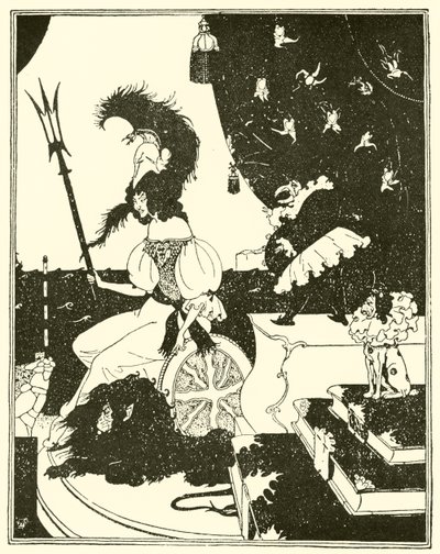 Britannia a la Beardsley de Edward Tennyson Reed