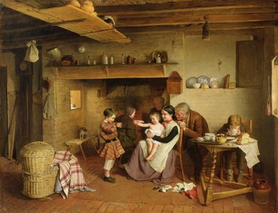Escena de una Cabaña de Edward Thompson Davis