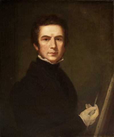 Autorretrato, c.1830 de Edward Villiers Rippingille