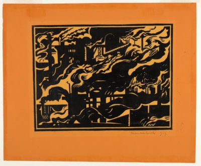 Altos hornos II de Edward Wadsworth