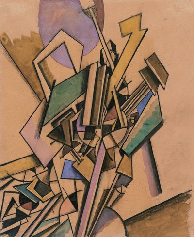 Estudio Vorticista de Edward Wadsworth