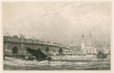 Puente de Londres de Edward William Cooke