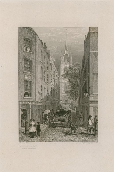 San Dunstan en el Este, Londres de Edward William Cooke