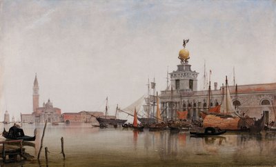 La Dogana di Mare con San Giorgio Maggiore al fondo, 1863 de Edward William Cooke
