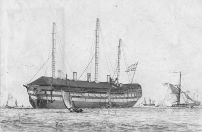 El Hastings. Setenta y Cuatro, 1829 de Edward William Cooke