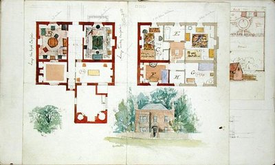 Diseño propuesto para una casa de Edward William Godwin