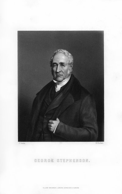 George Stephenson, ingeniero mecánico inglés, 1899 de Edward William Stodart