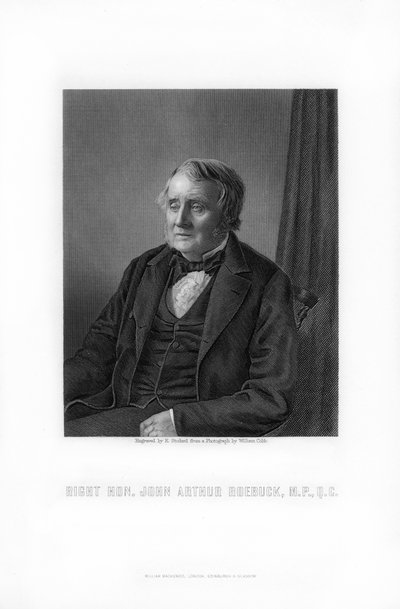 John Arthur Roebuck, político británico, 1881 de Edward William Stodart