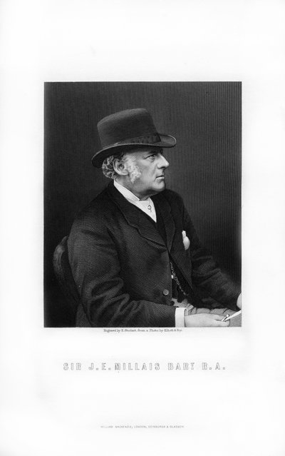 Sir John Everett Millais, pintor prerrafaelita, 1899 de Edward William Stodart