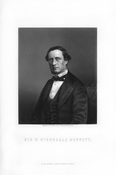 Sir William Sterndale Bennett, compositor inglés, 1899 de Edward William Stodart