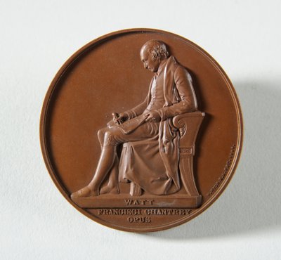 Medallón a Francis Chantrey de Edward William Wyon